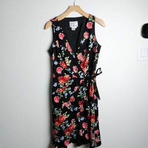 Rickie Freeman for Teri Jon Wrap Dress SZ 6